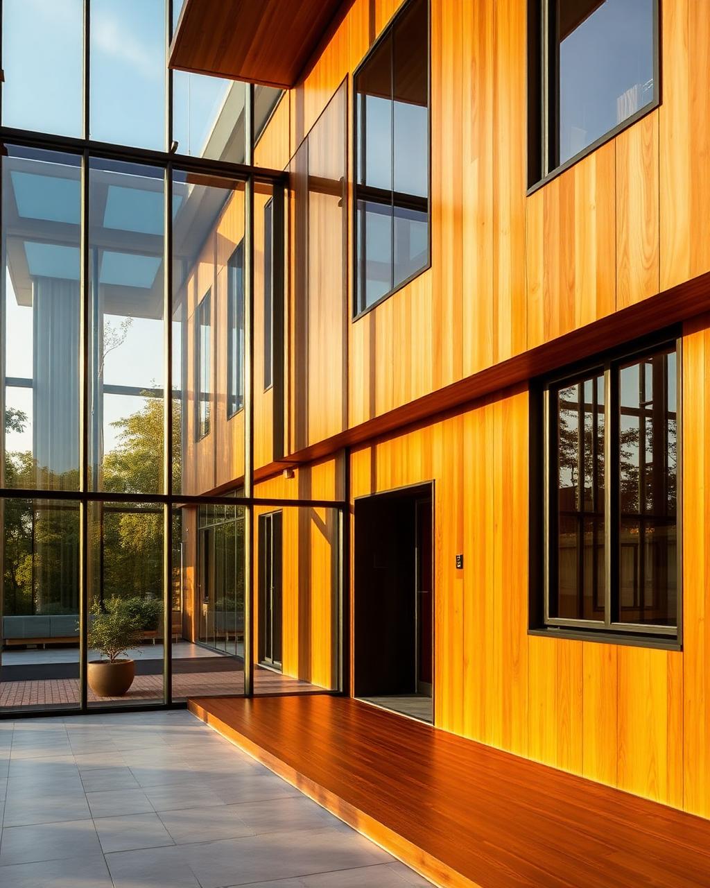 Modern sustainable building in Kigali